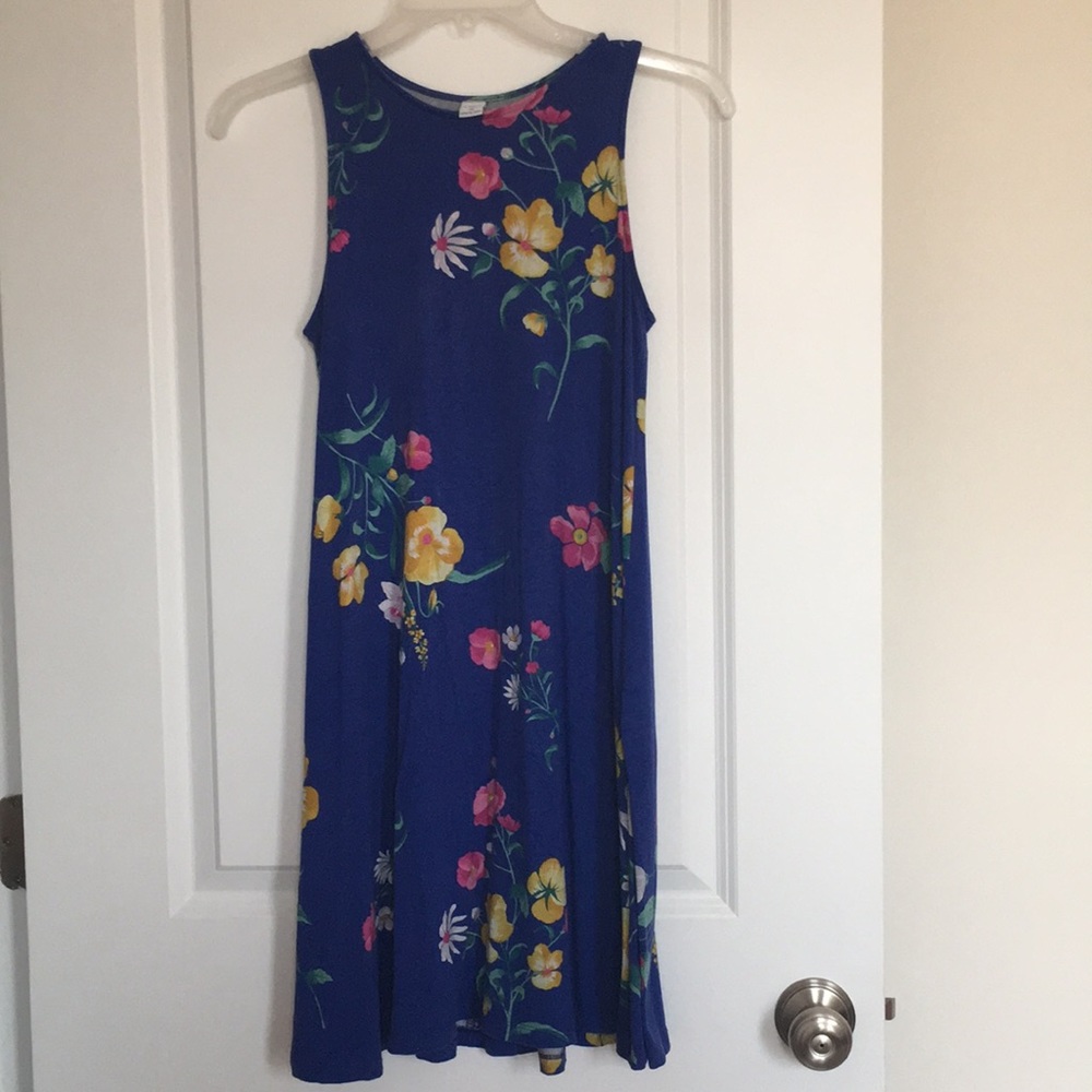 Blue floral Old Navy dress